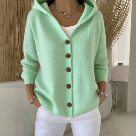Daphné Hooded Cardigan - Cozy Luxe