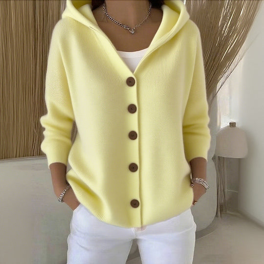 Daphné Hooded Cardigan - Cozy Luxe
