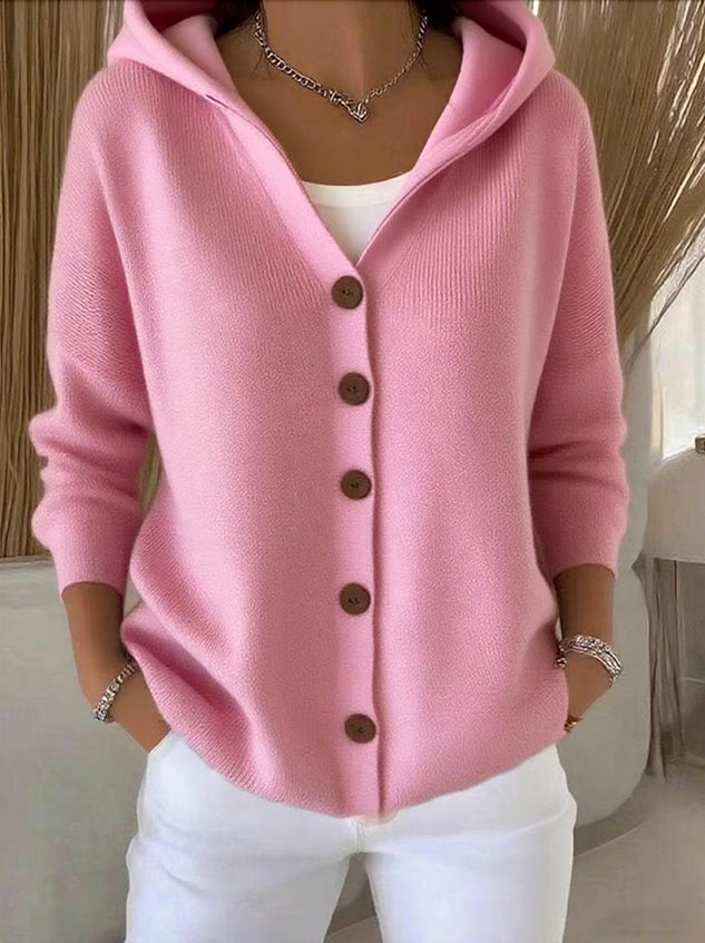 Daphné Hooded Cardigan - Cozy Luxe